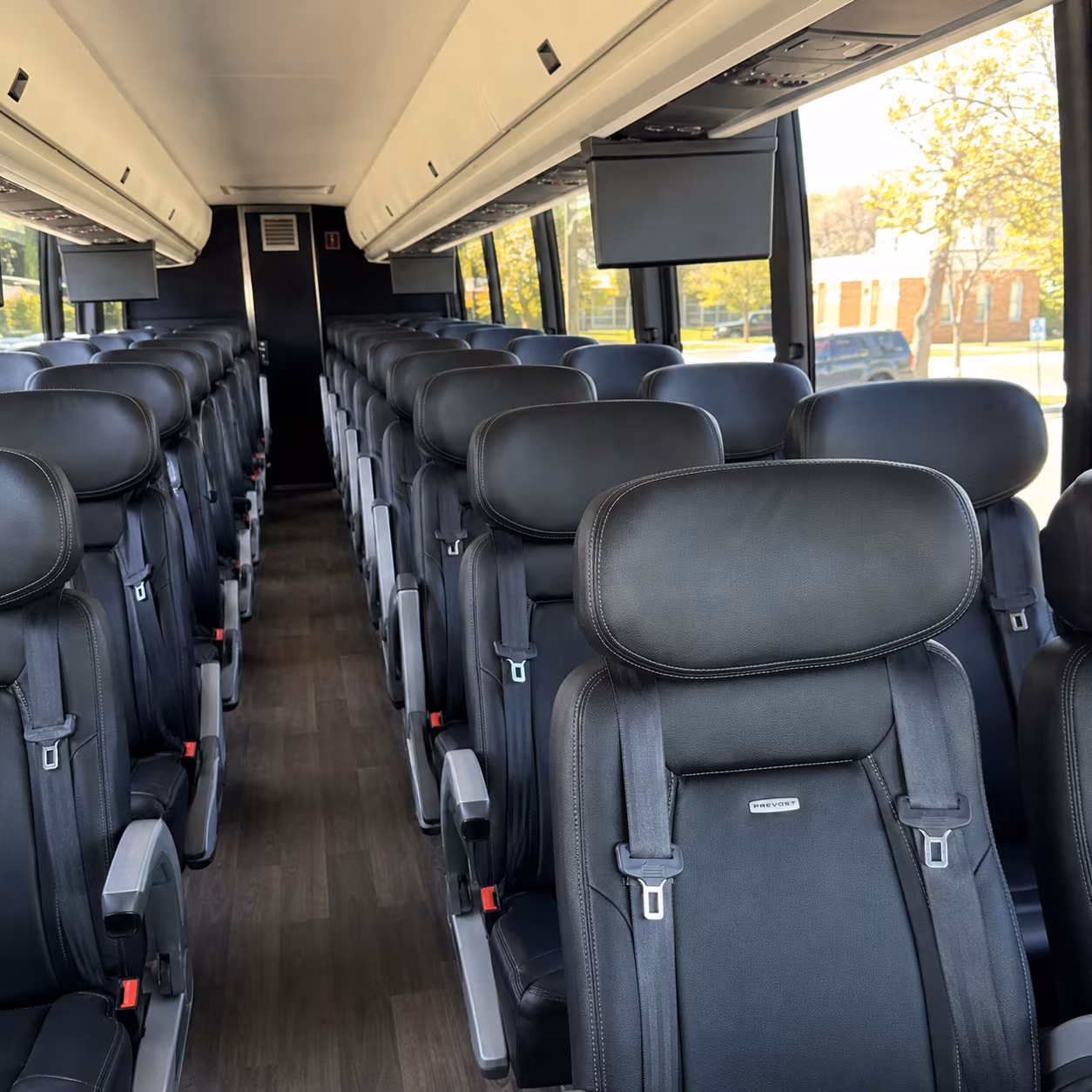 deerfield beach charter bus interior