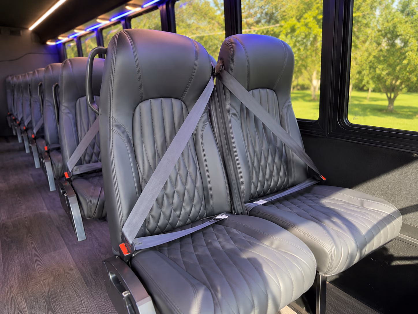 deerfield beach employee transportation onboard seating