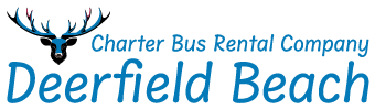 charter bus rental company deerfield beach logo