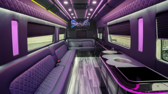 deerfield beach sprinter limo rental inside