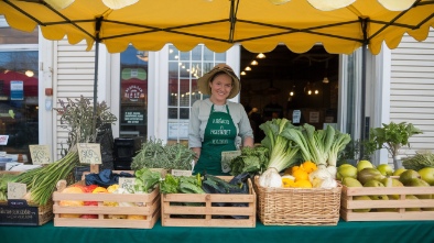 yellow green farmers market